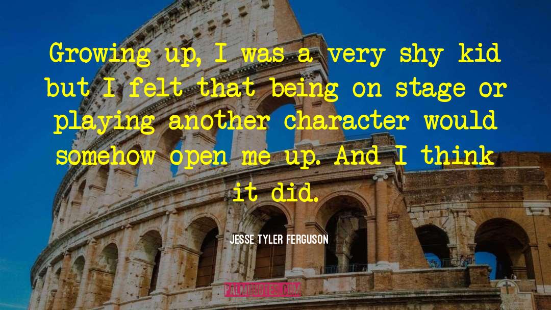 Onstage Or On Stage quotes by Jesse Tyler Ferguson