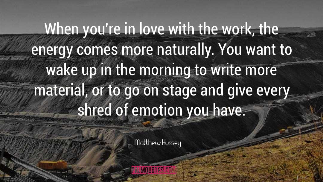 Onstage Or On Stage quotes by Matthew Hussey