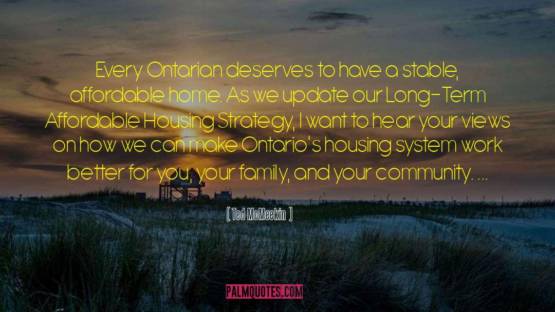 Ontario quotes by Ted McMeekin