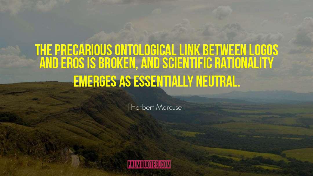 Ontological quotes by Herbert Marcuse