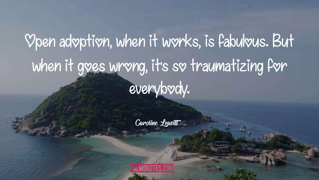 Open Adoption quotes by Caroline Leavitt