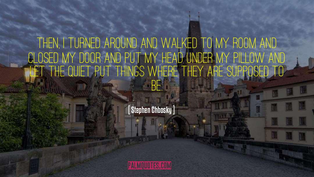 Open And Closed Doors quotes by Stephen Chbosky