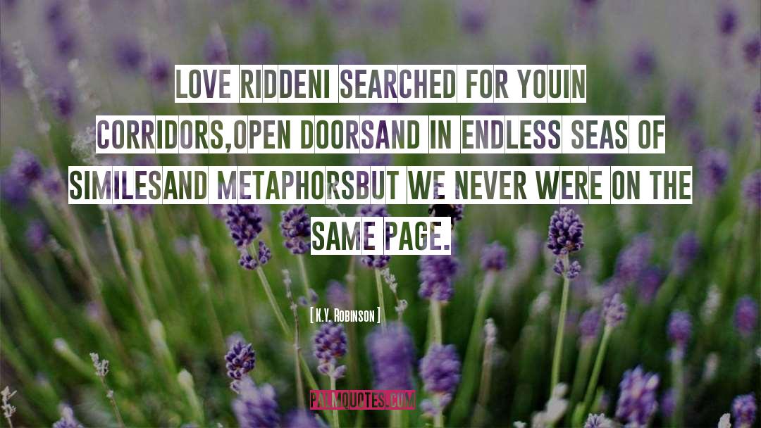 Open Doors quotes by K.Y. Robinson