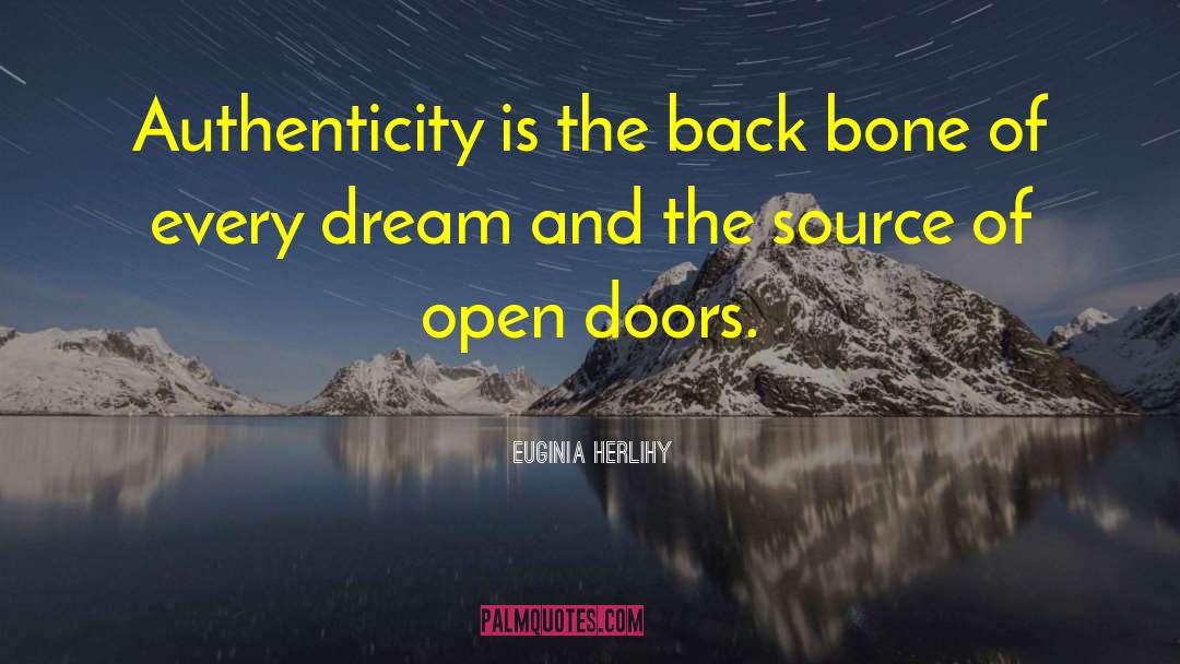 Open Doors quotes by Euginia Herlihy