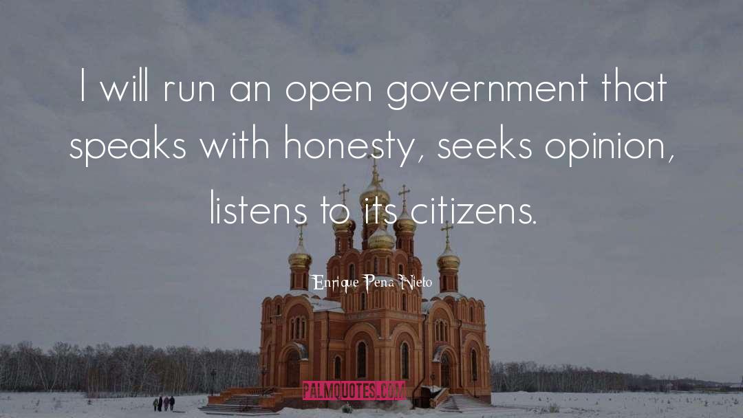 Open Government quotes by Enrique Pena Nieto