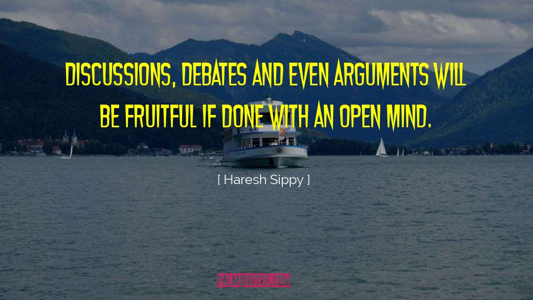 Open Mind quotes by Haresh Sippy