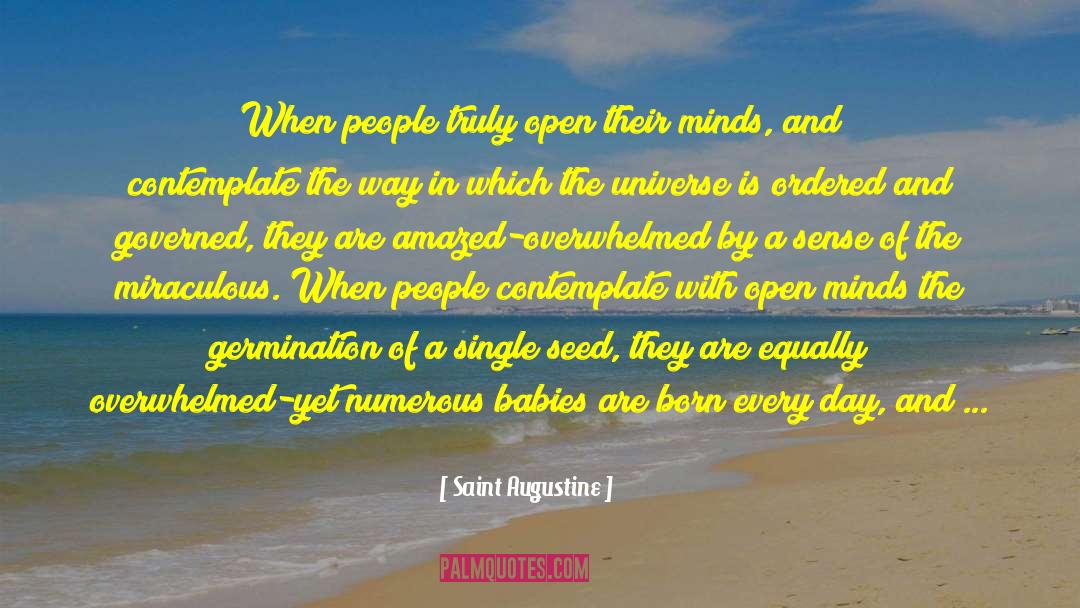 Open Minds quotes by Saint Augustine
