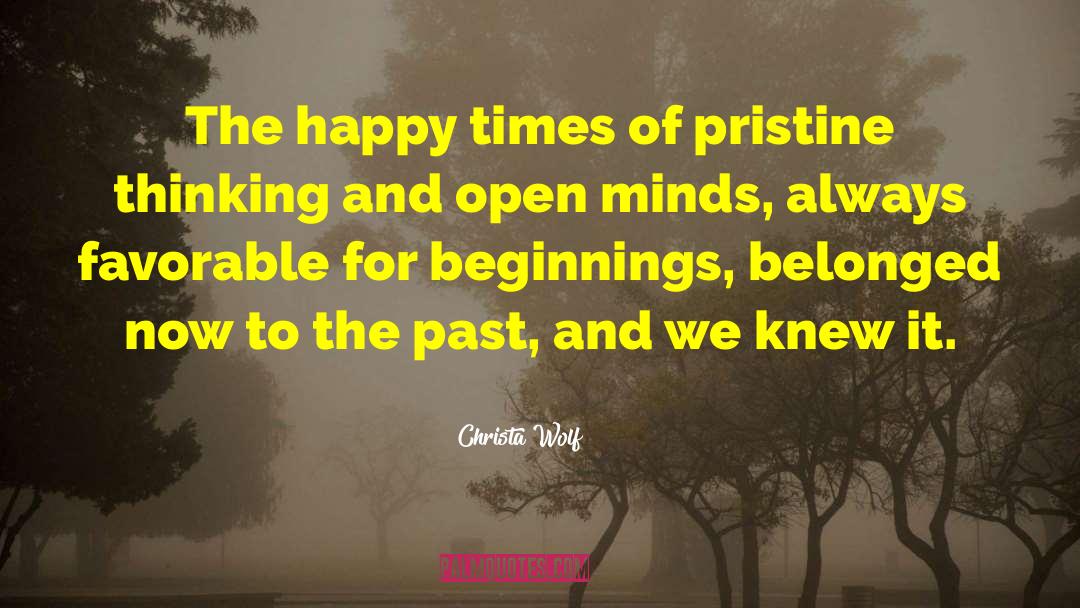 Open Minds quotes by Christa Wolf