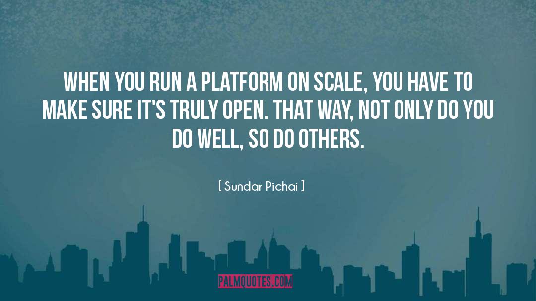 Open quotes by Sundar Pichai