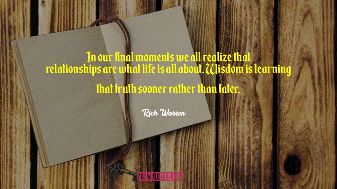 Open Relationships quotes by Rick Warren