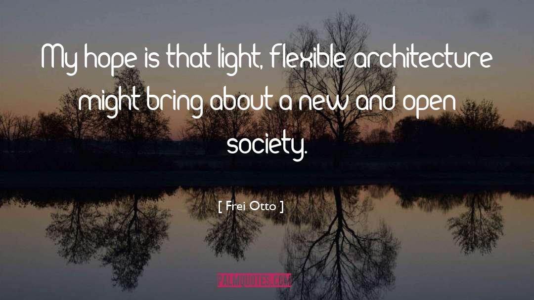 Open Society quotes by Frei Otto