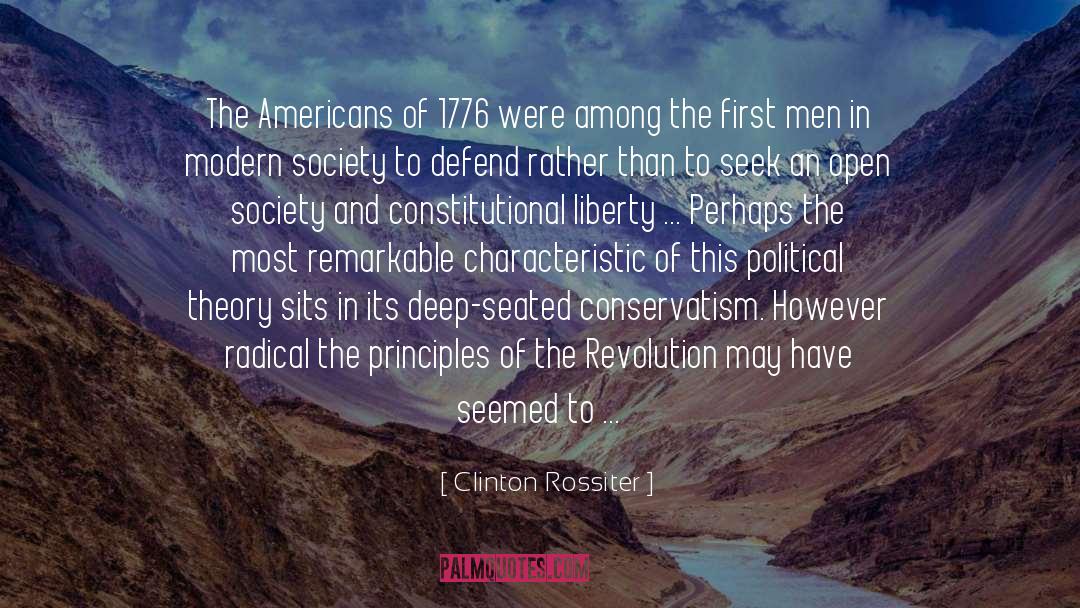 Open Society quotes by Clinton Rossiter