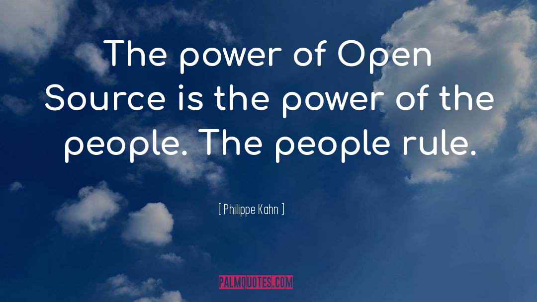 Open Source quotes by Philippe Kahn