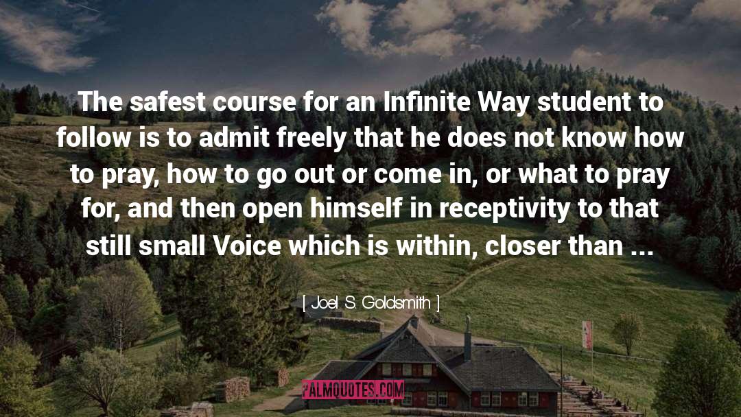 Open Source Software quotes by Joel S. Goldsmith