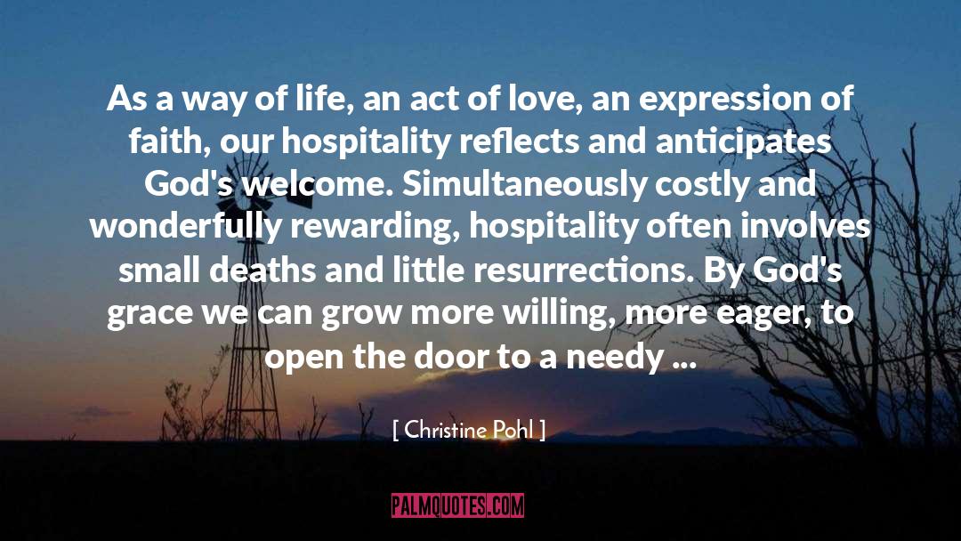 Open The Door quotes by Christine Pohl