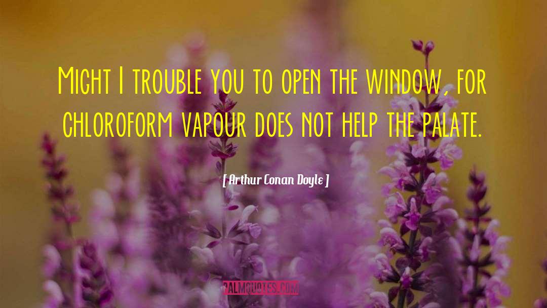 Open The Window quotes by Arthur Conan Doyle