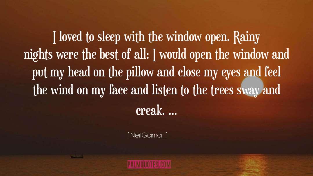 Open The Window quotes by Neil Gaiman