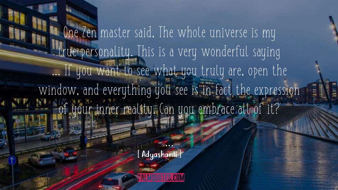 Open The Window quotes by Adyashanti