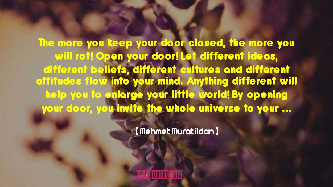 Open Your Door quotes by Mehmet Murat Ildan