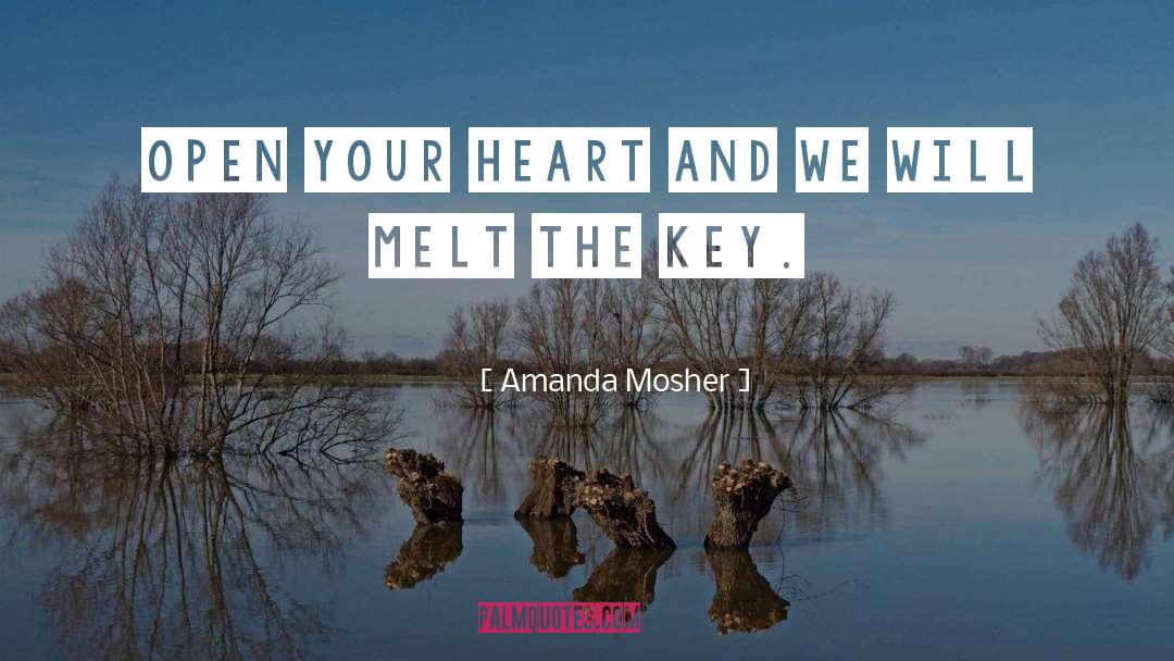 Open Your Heart quotes by Amanda Mosher