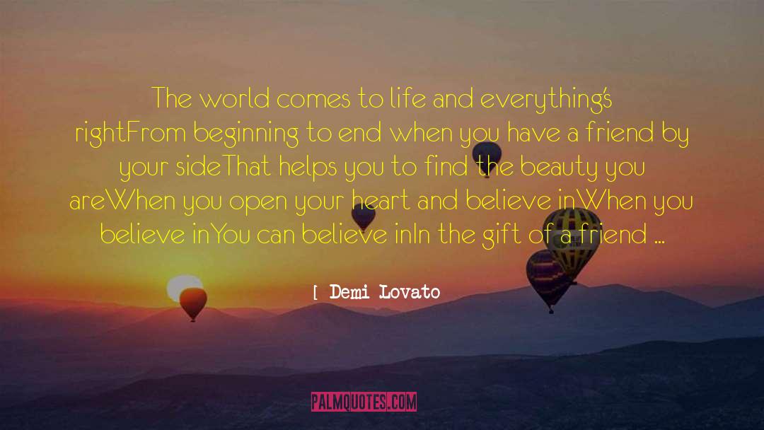 Open Your Heart quotes by Demi Lovato