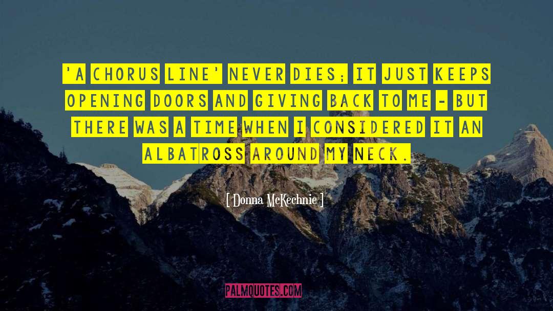 Opening Doors quotes by Donna McKechnie