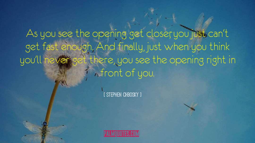 Opening Paragraphs quotes by Stephen Chbosky