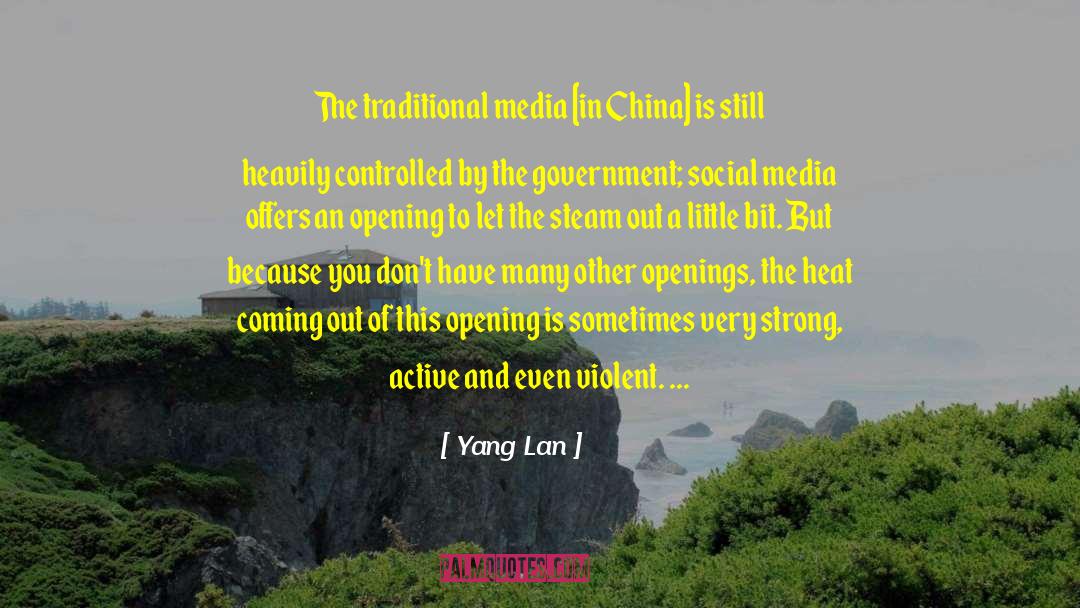 Opening Scenes quotes by Yang Lan