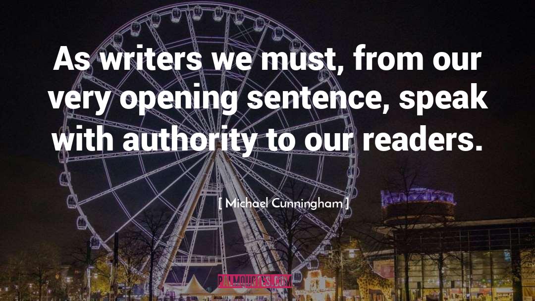 Opening Sentence quotes by Michael Cunningham