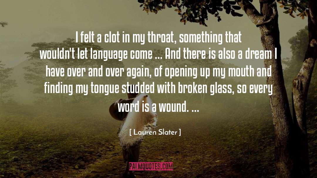 Opening Up quotes by Lauren Slater