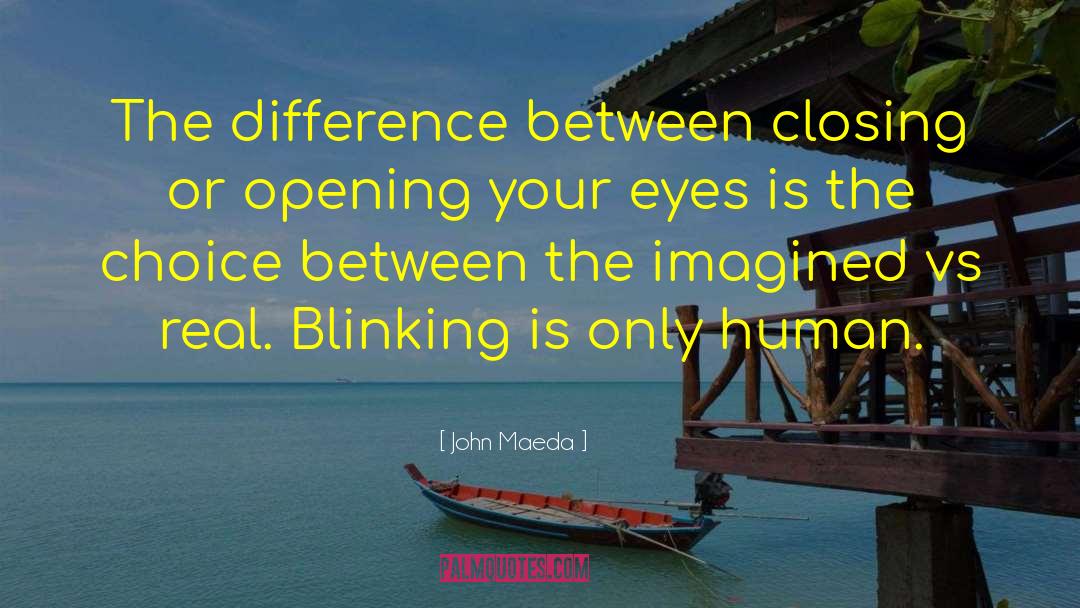 Opening Your Eyes quotes by John Maeda