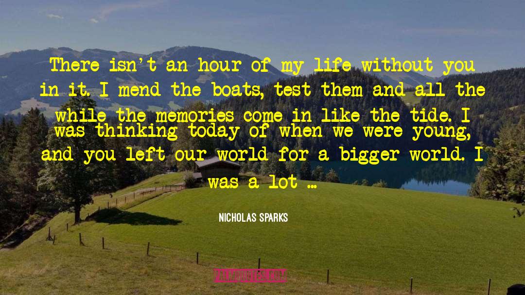 Opens The World To You quotes by Nicholas Sparks