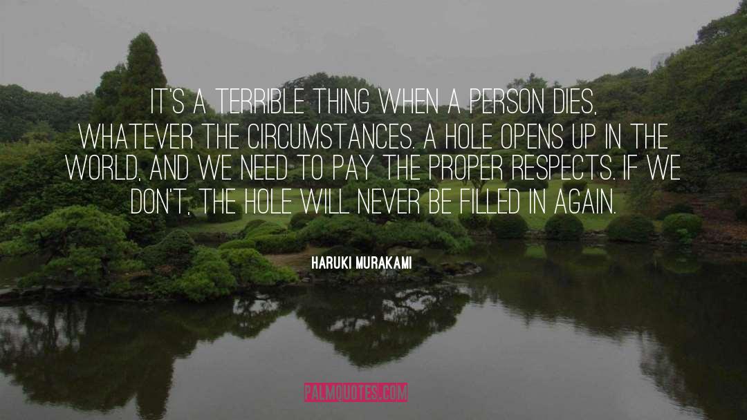 Opens Up quotes by Haruki Murakami