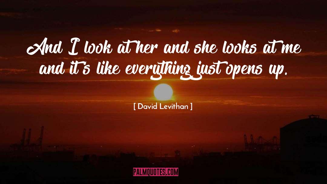 Opens Up quotes by David Levithan