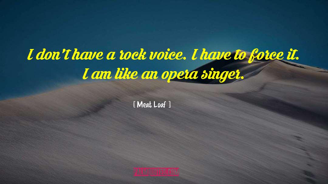 Opera Singers quotes by Meat Loaf