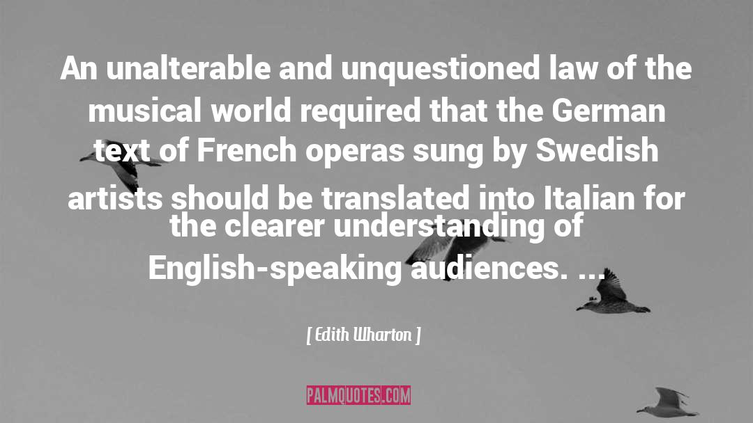 Operas quotes by Edith Wharton