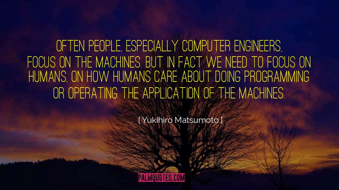 Operating Manual quotes by Yukihiro Matsumoto