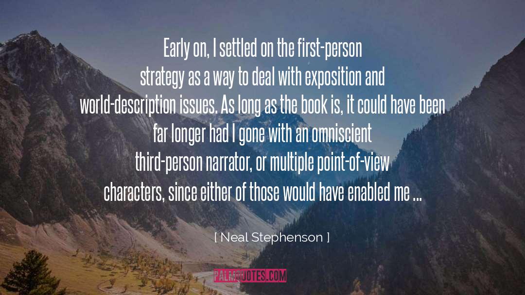 Operations Strategy quotes by Neal Stephenson