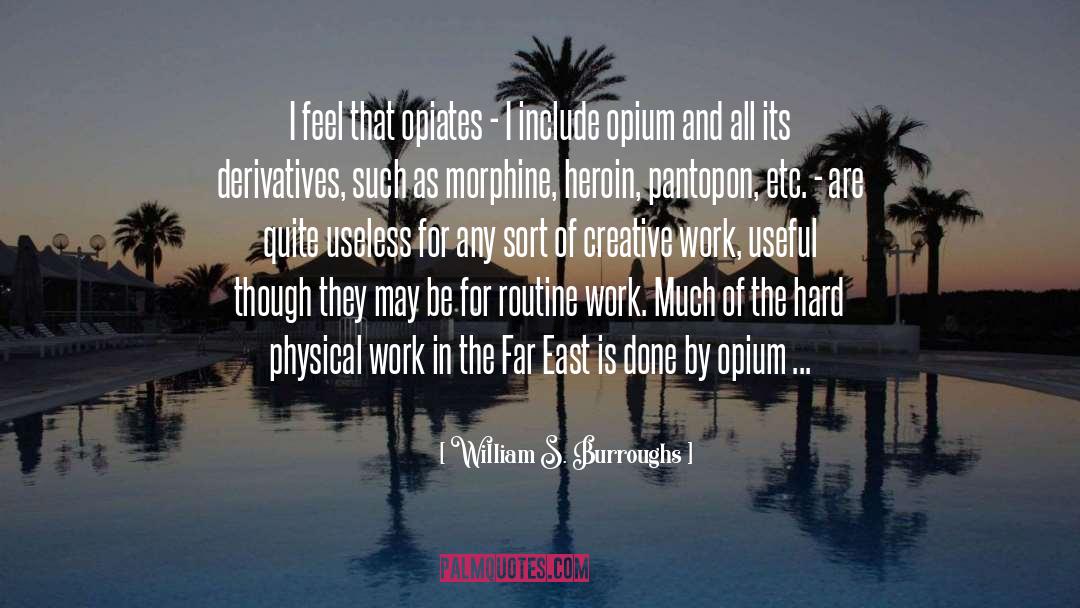 Opiates quotes by William S. Burroughs