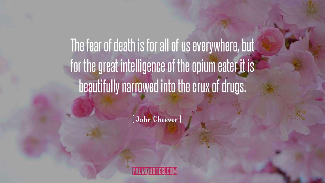 Opium quotes by John Cheever