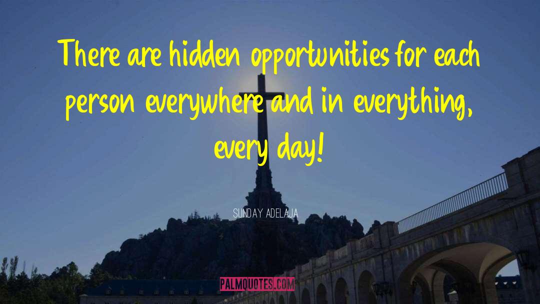 Opportunities And Strategies quotes by Sunday Adelaja