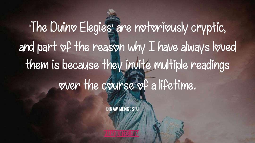 Opportunities Of A Lifetime quotes by Dinaw Mengestu