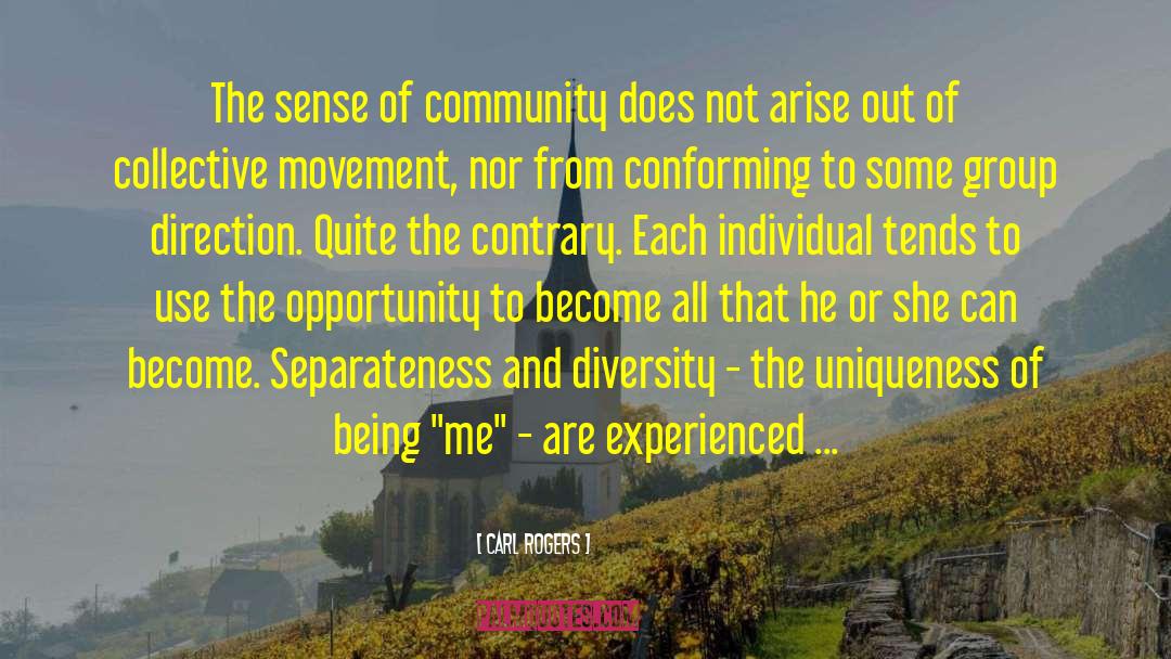 Opportunity Knocking quotes by Carl Rogers