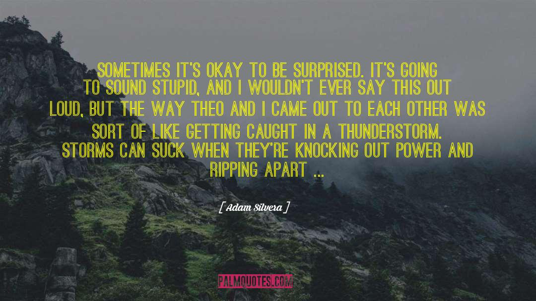 Opportunity Knocking quotes by Adam Silvera