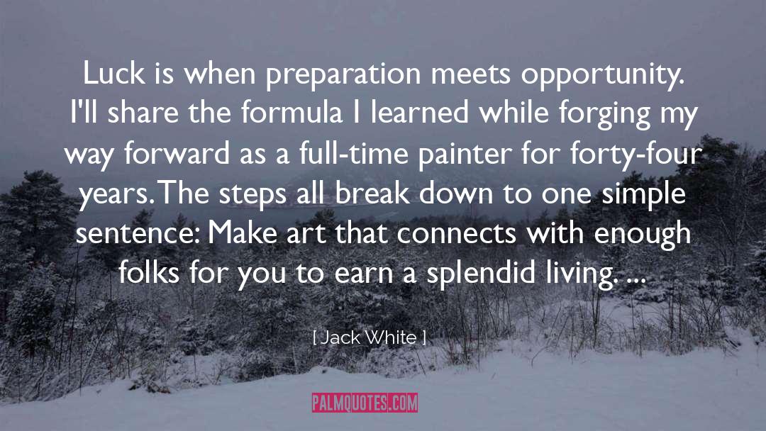 Opportunity Preparation quotes by Jack White