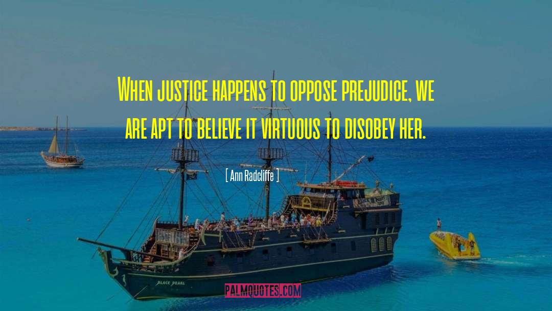 Oppose quotes by Ann Radcliffe