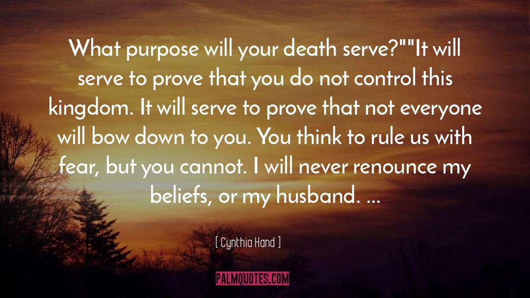 Opposing Your Husband quotes by Cynthia Hand