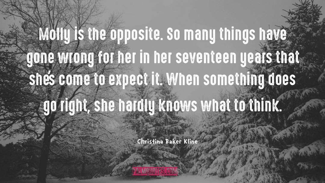Opposite quotes by Christina Baker Kline