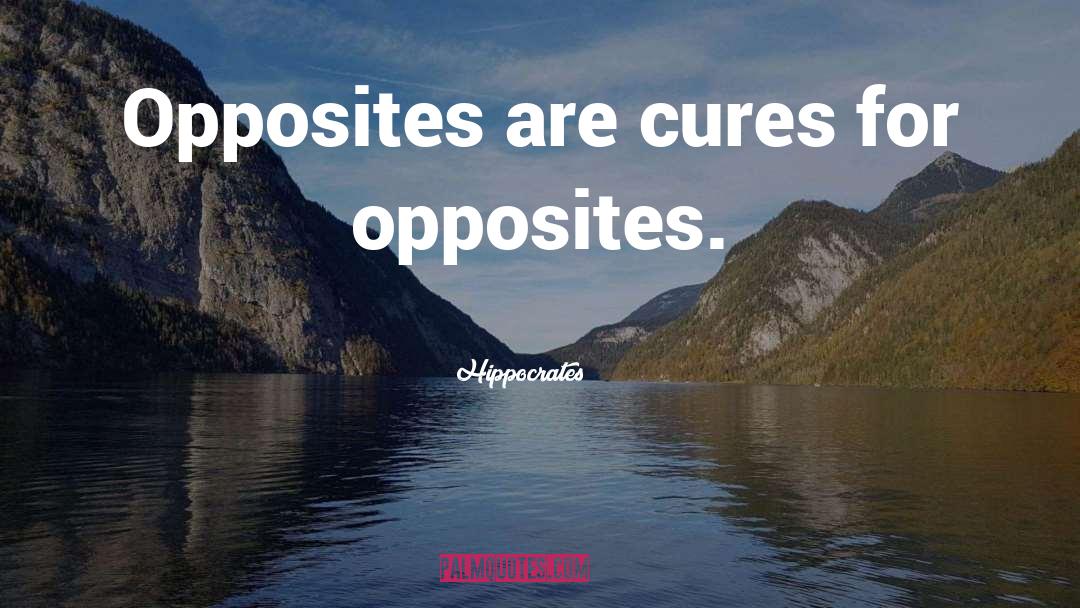 Opposites Attract quotes by Hippocrates