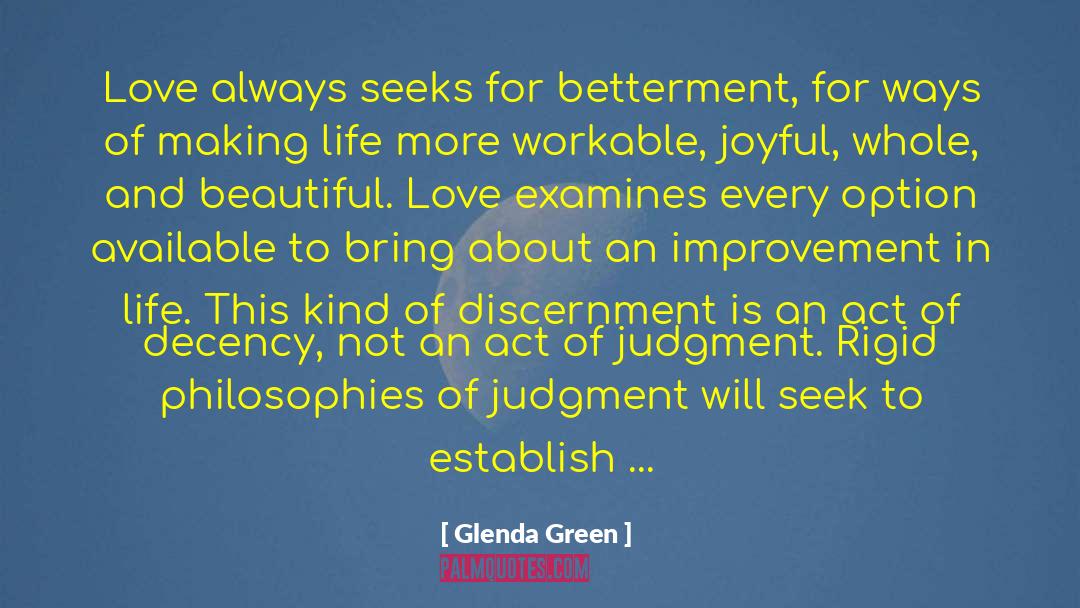 Opposition In Life quotes by Glenda Green